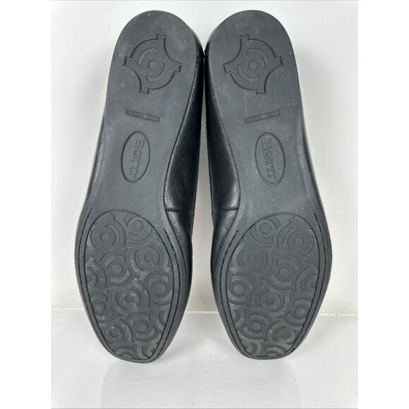 BORN Brin Ballerina Bow Ballet Black Comfort Flats LEATHER Size 11M - Picture 7 of 8